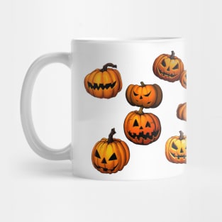 Pumpkins Halloween stikers Mug